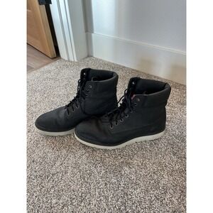 Timberland Womens Black Boots US 9 Alligator Textured Comfort Streetwear Work